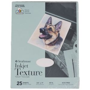 Strathmore Inkjet Texture 25 Sheets 8.5" x 11"